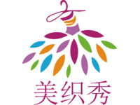 有两个logo，第一个logo红梁谷，第二个logo美织秀