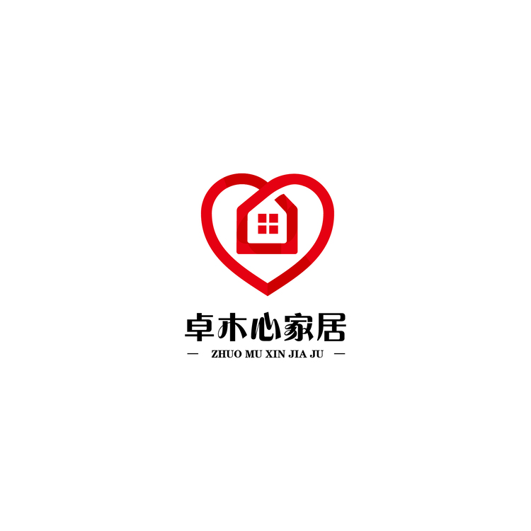 卓木心家居logo