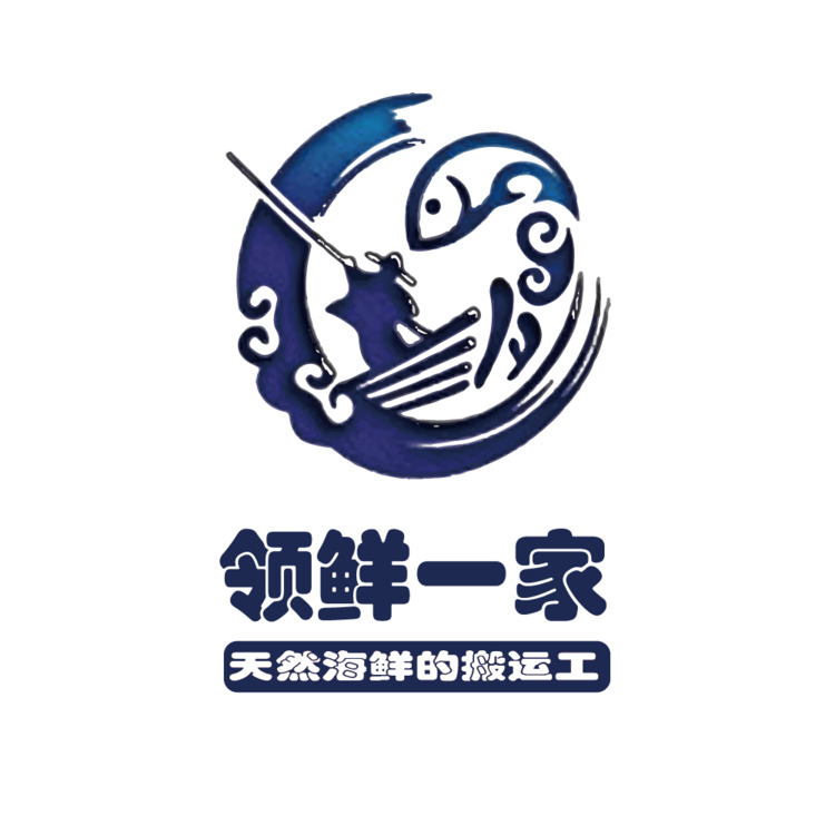 领鲜一家logo