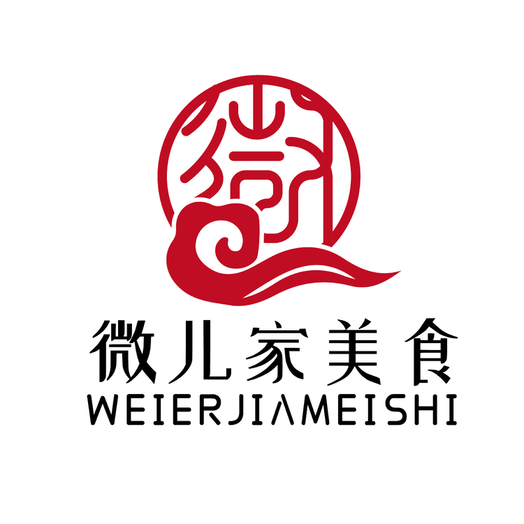 微儿家美食 杭之凡食品logo