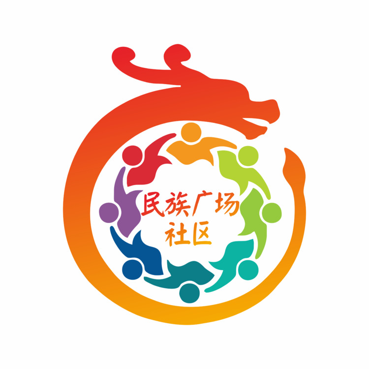 民族广场社区logo