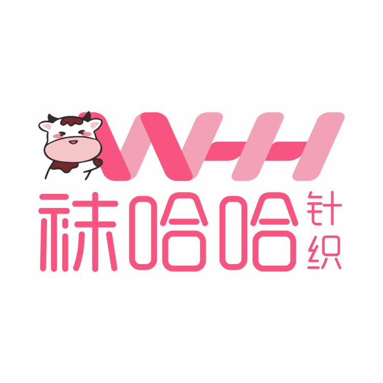 袜哈哈针织logo