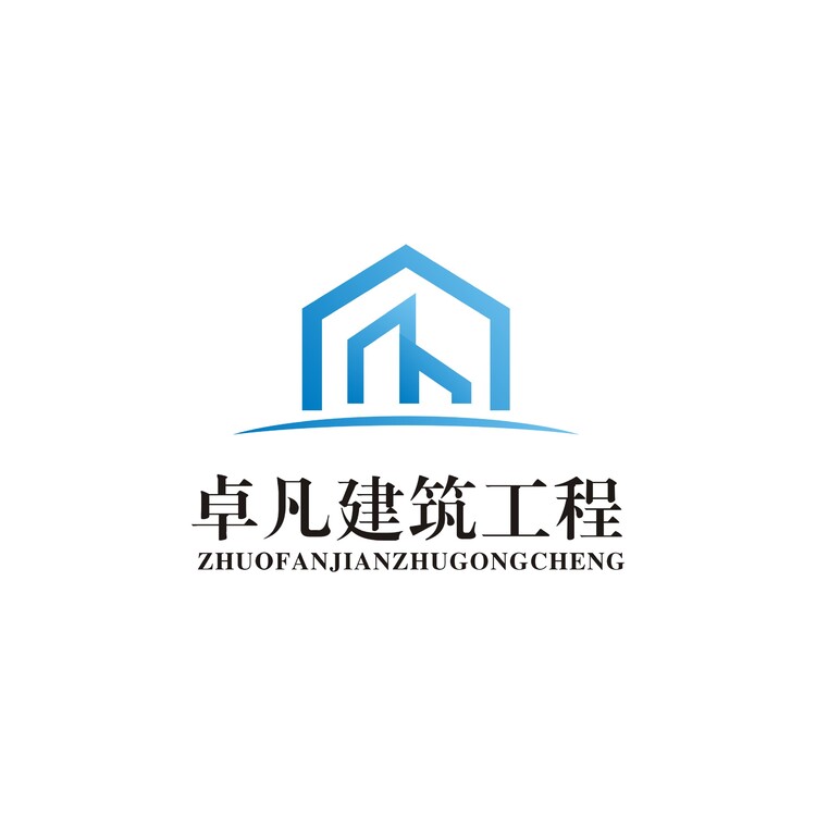 卓凡建筑工程logo