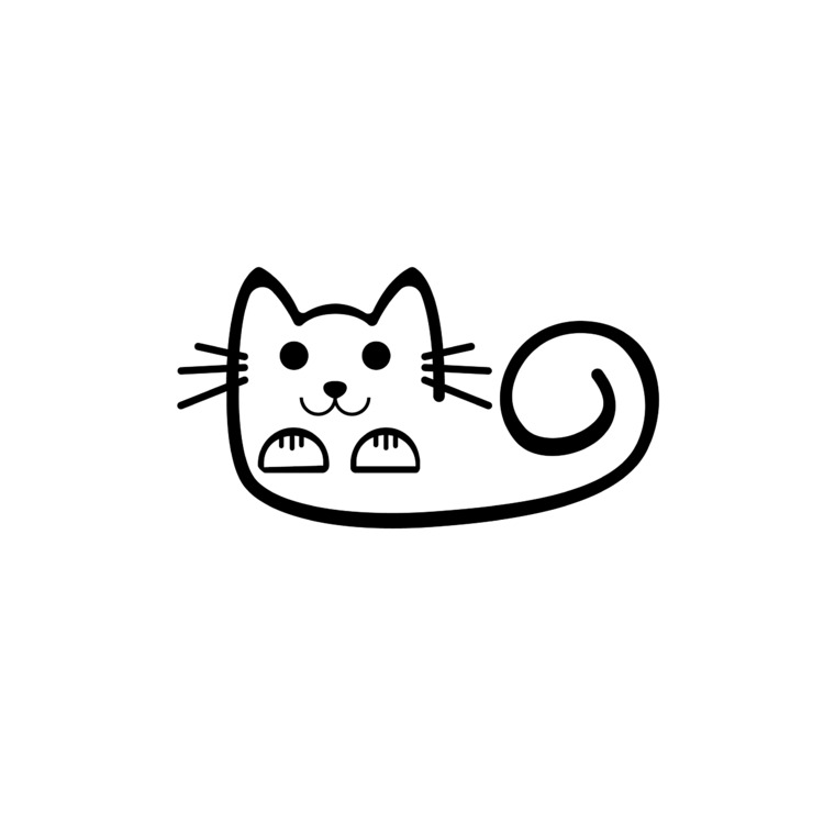 黑猫回收logo