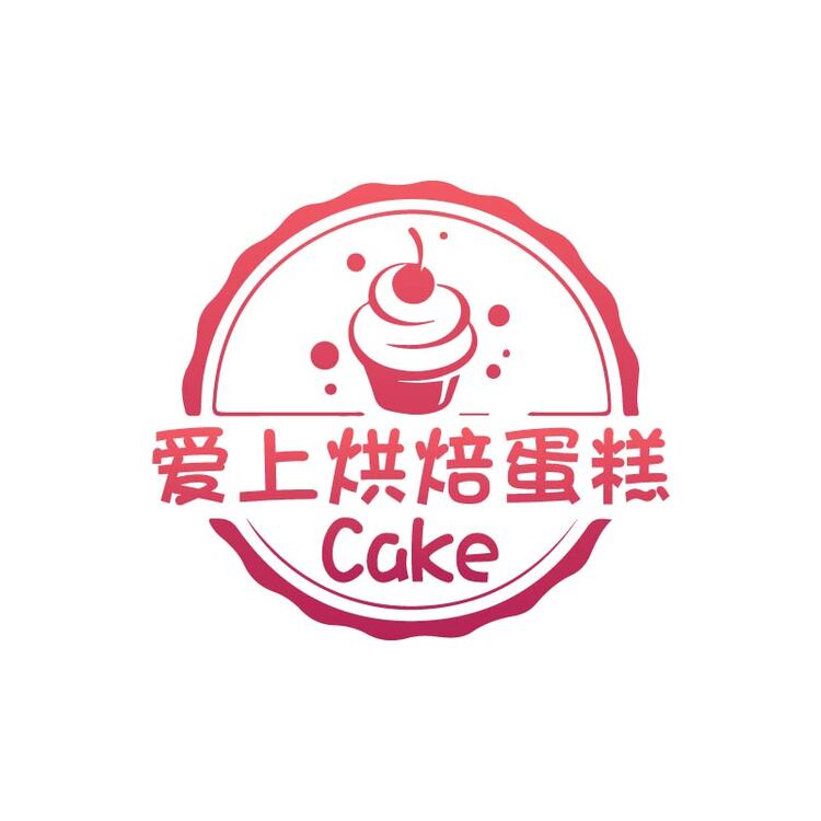 Cake爱上烘焙蛋糕logo