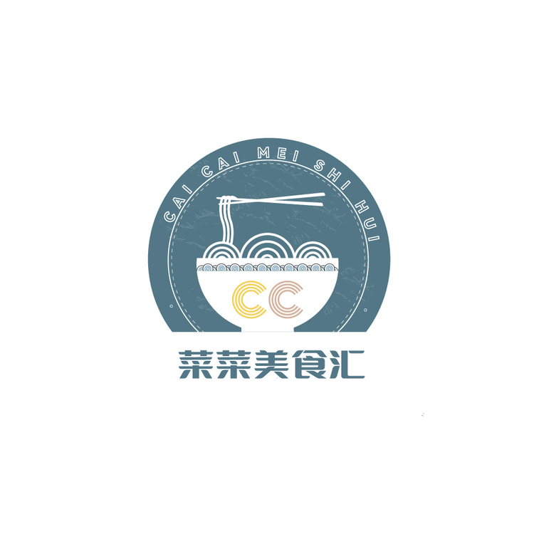 菜菜美食汇logo