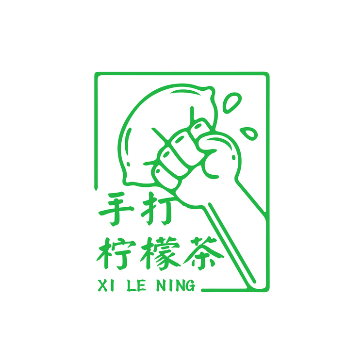 手打柠檬茶logo