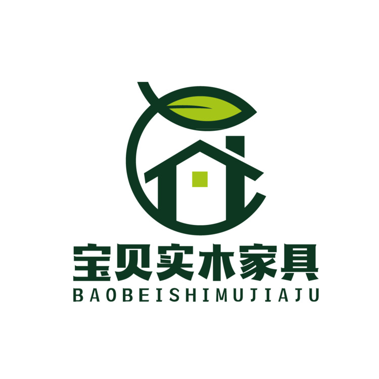 宝贝实木家具logo