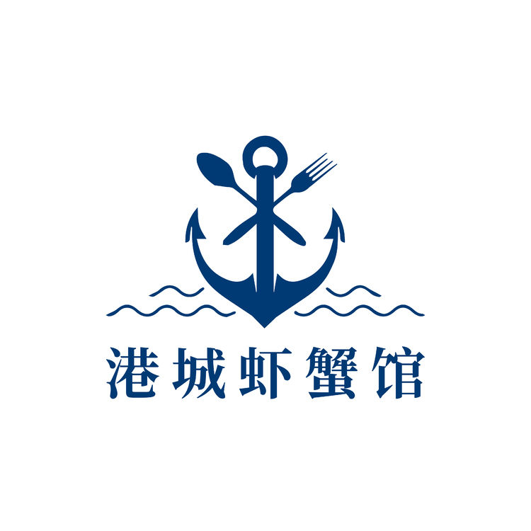 港城虾蟹馆logo