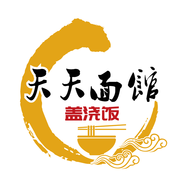 天天面馆logo