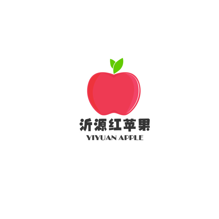 沂源红苹果logo