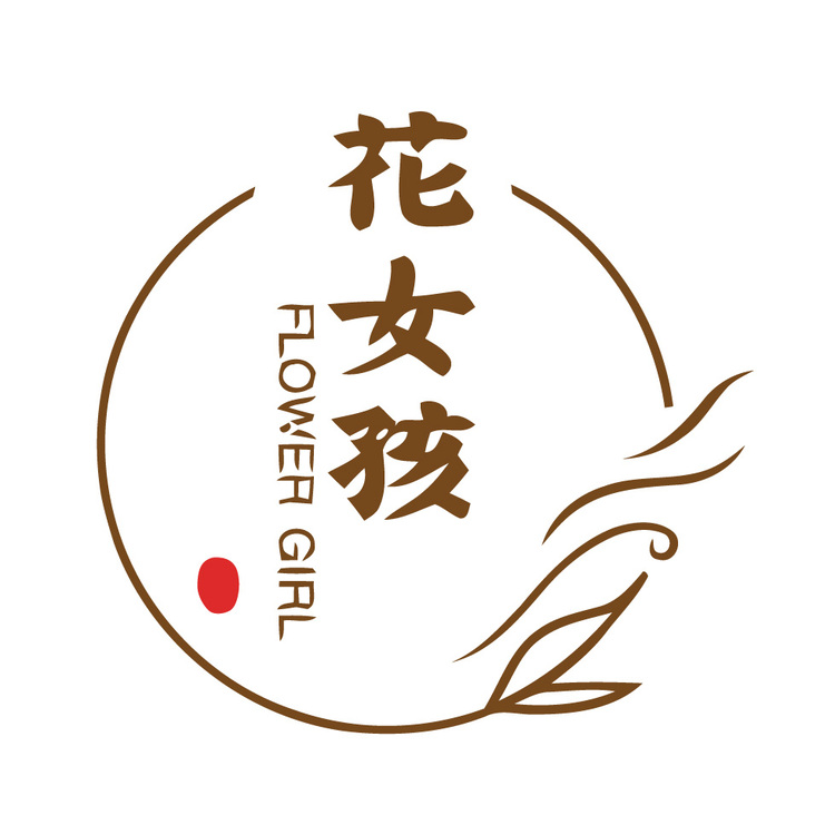 花女孩logo