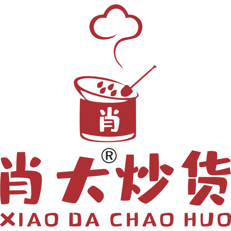 肖大炒货logo