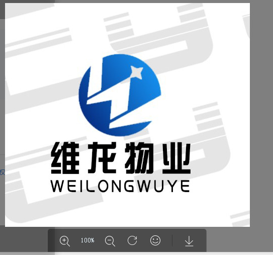 维龙物业logo