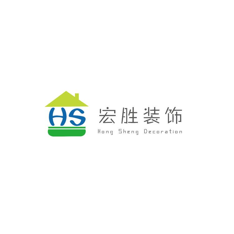 宏胜装饰logo