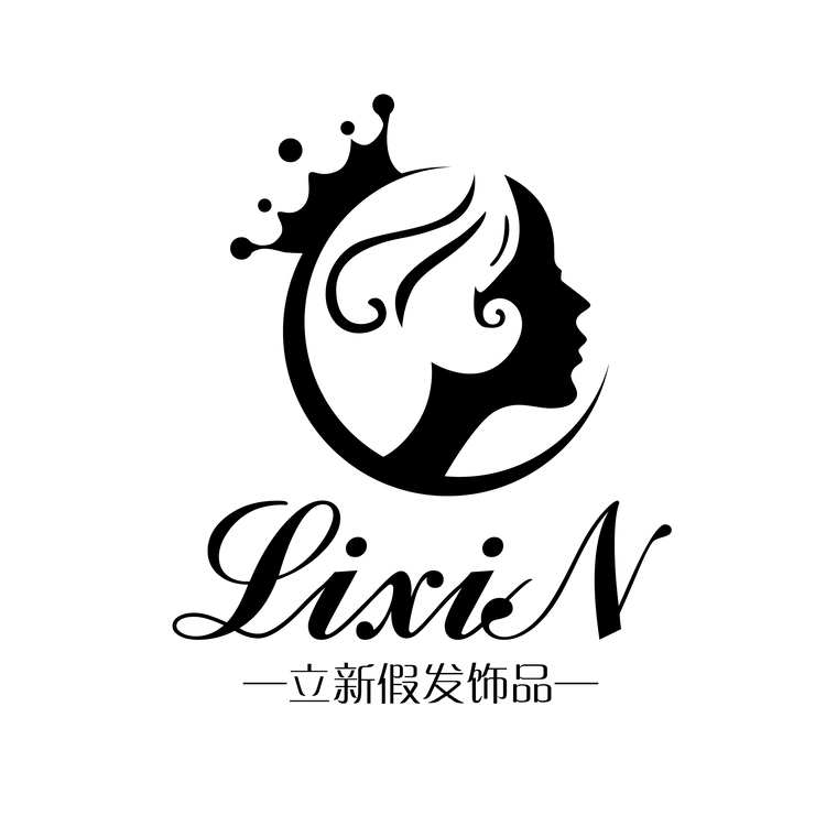立新假发饰品logo