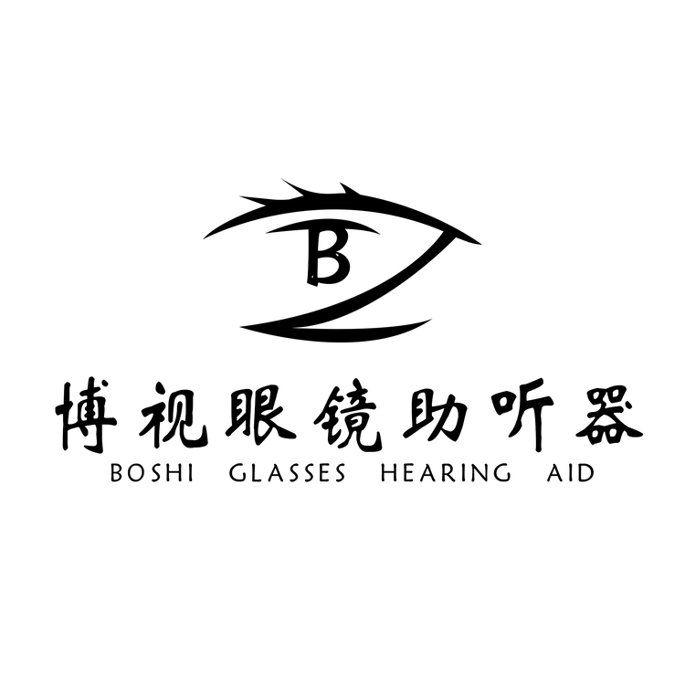 博视眼镜助听器logo