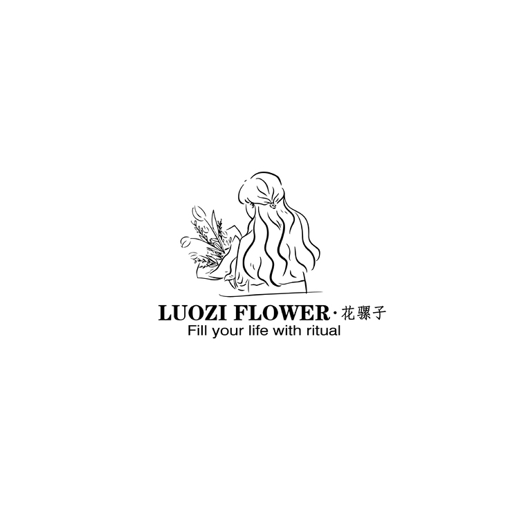 梁霞花坊logo