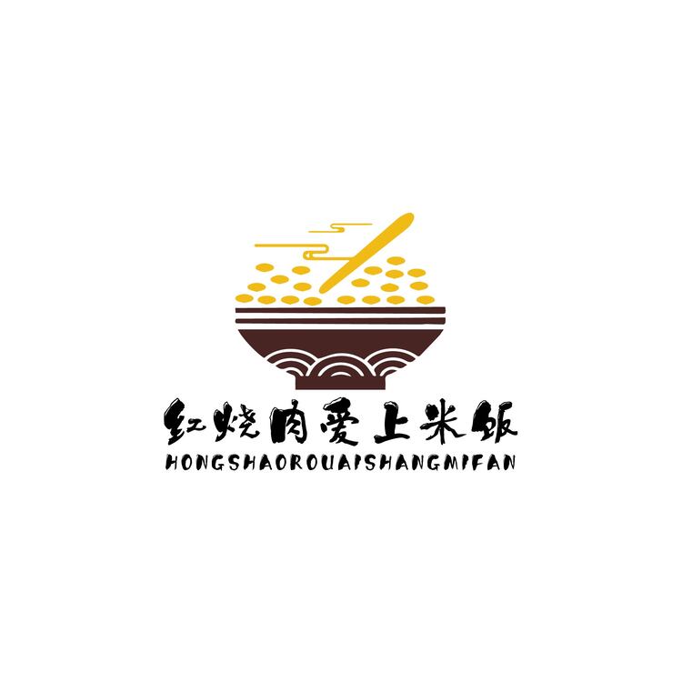 红烧肉爱上米饭logo