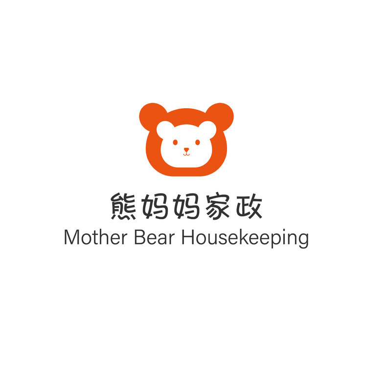 熊妈妈家政logo