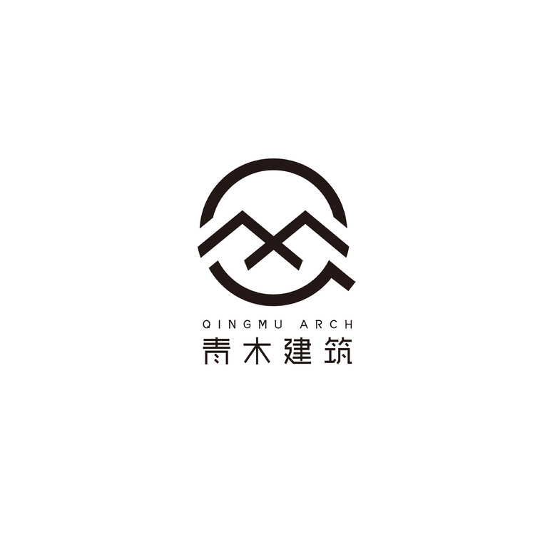 青木建筑logo