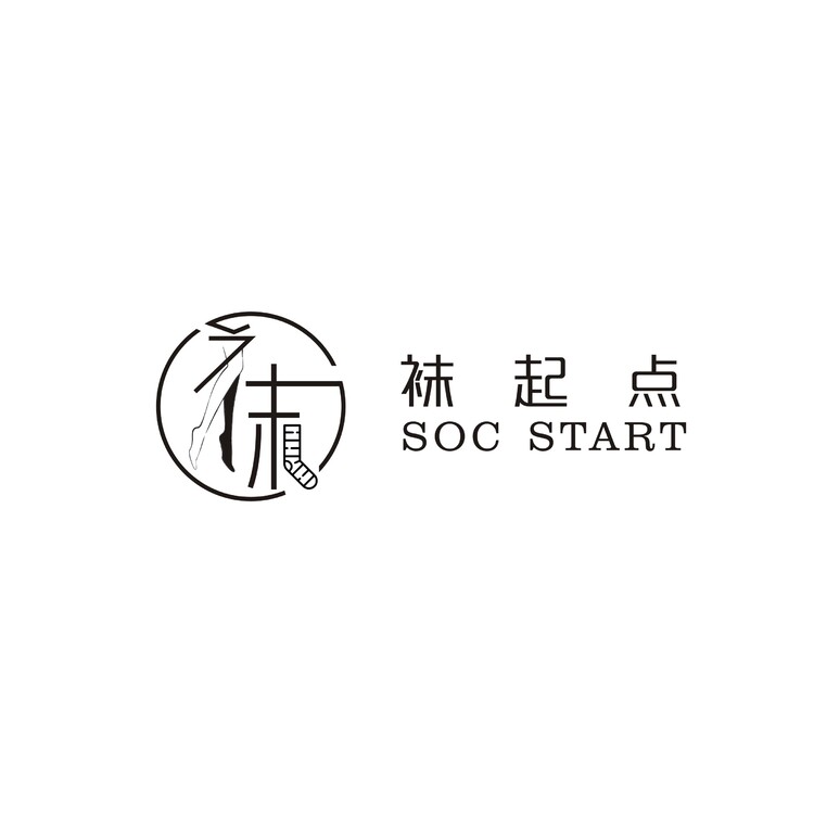 袜起点logo