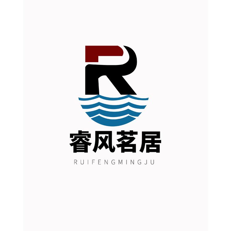 睿风茗居logo