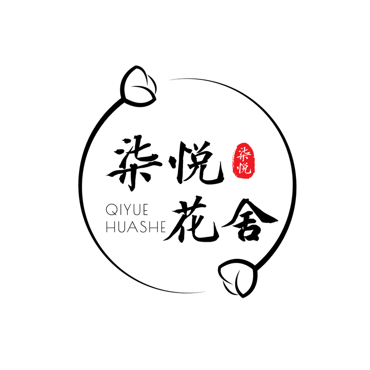 柒悦花舍logo