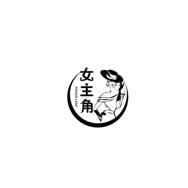 女主角logo