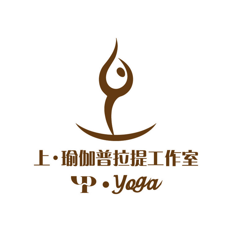 上瑜伽普拉提工作室logo