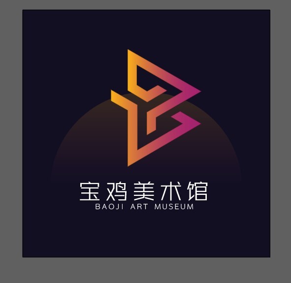 宝鸡美术馆logo