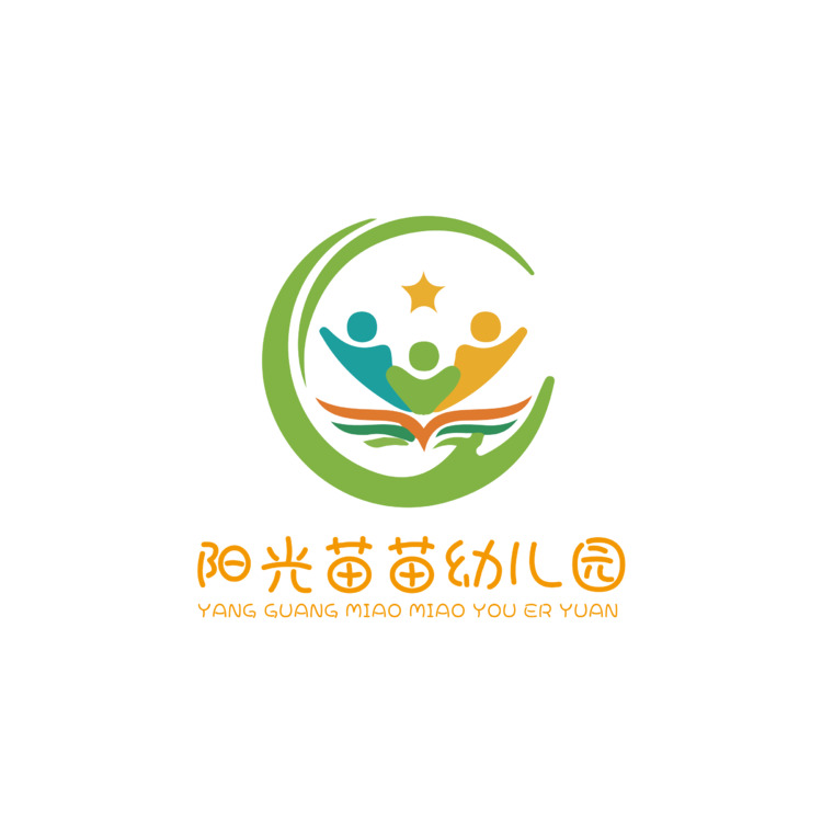 阳光苗苗幼儿园logo