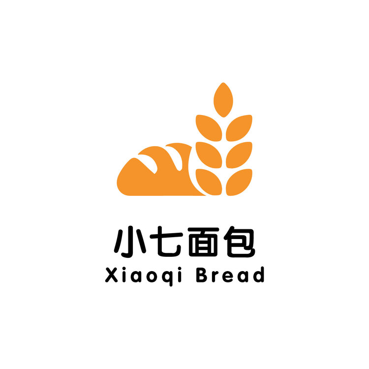 小七面包logo