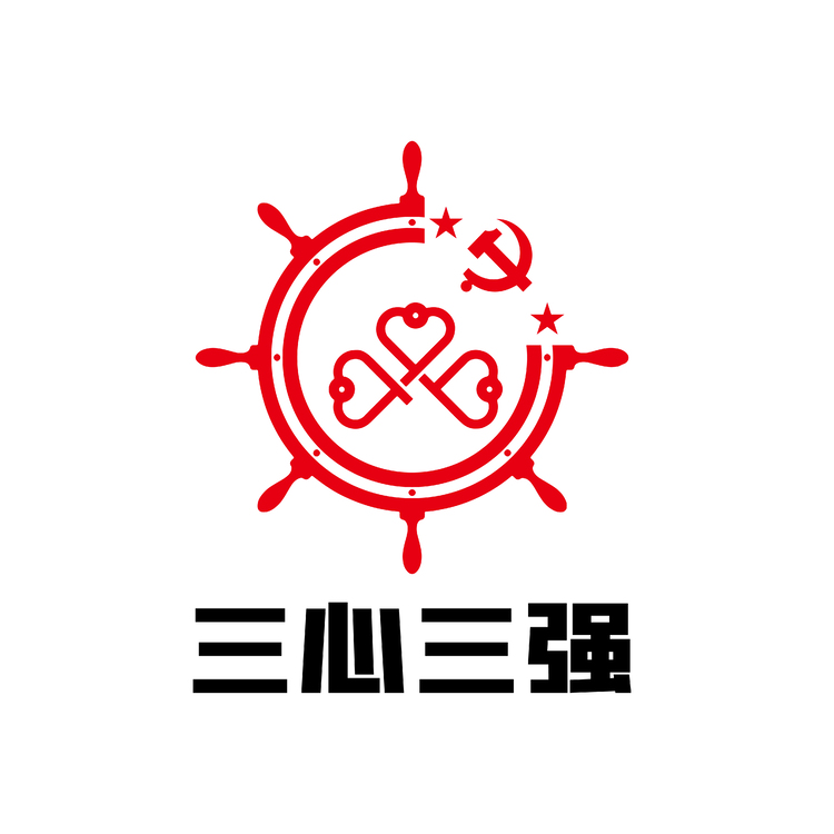 三心三强logo