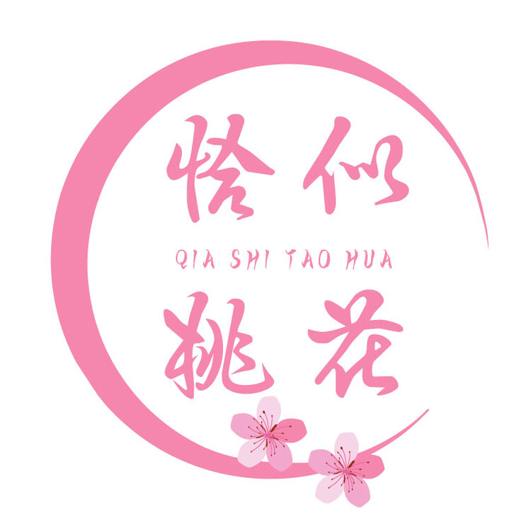 恰似桃花logo