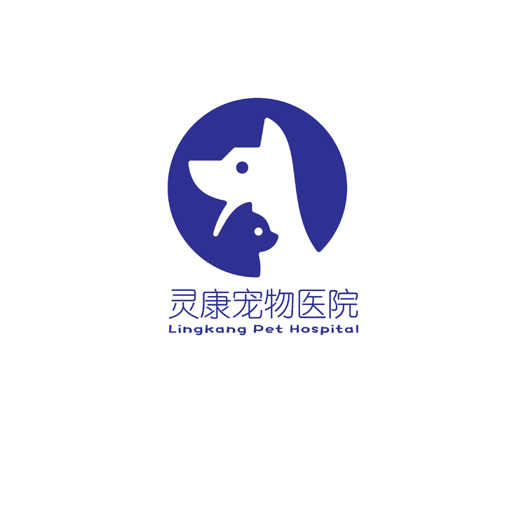 灵康宠物医院logo