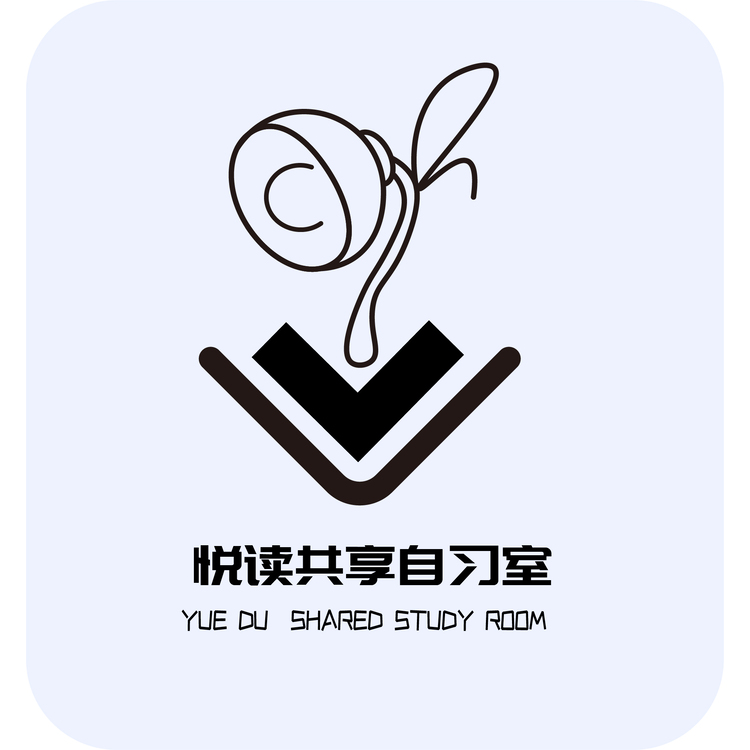 悦享自习室logo