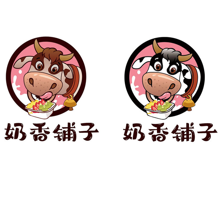 奶香铺子logo