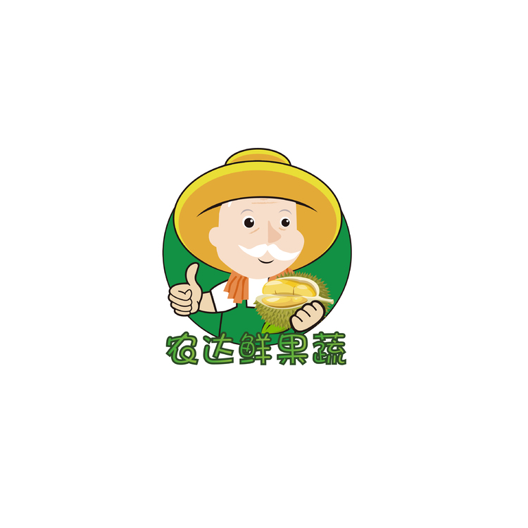 农达鲜果蔬logo