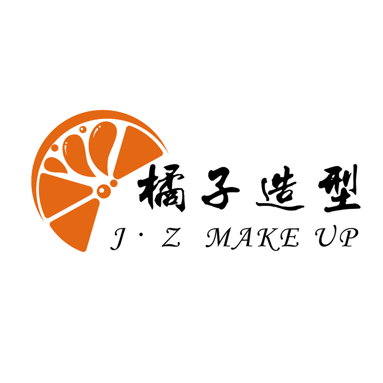 橘子造型logo