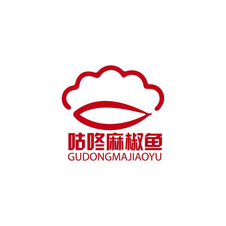 咕咚麻椒魚logo