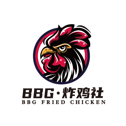 bbg炸鸡社logo