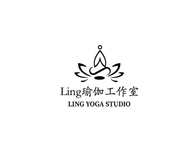 ling瑜伽工作室logo