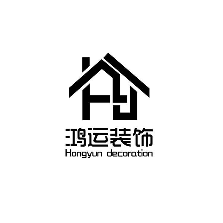 鸿运装饰logo