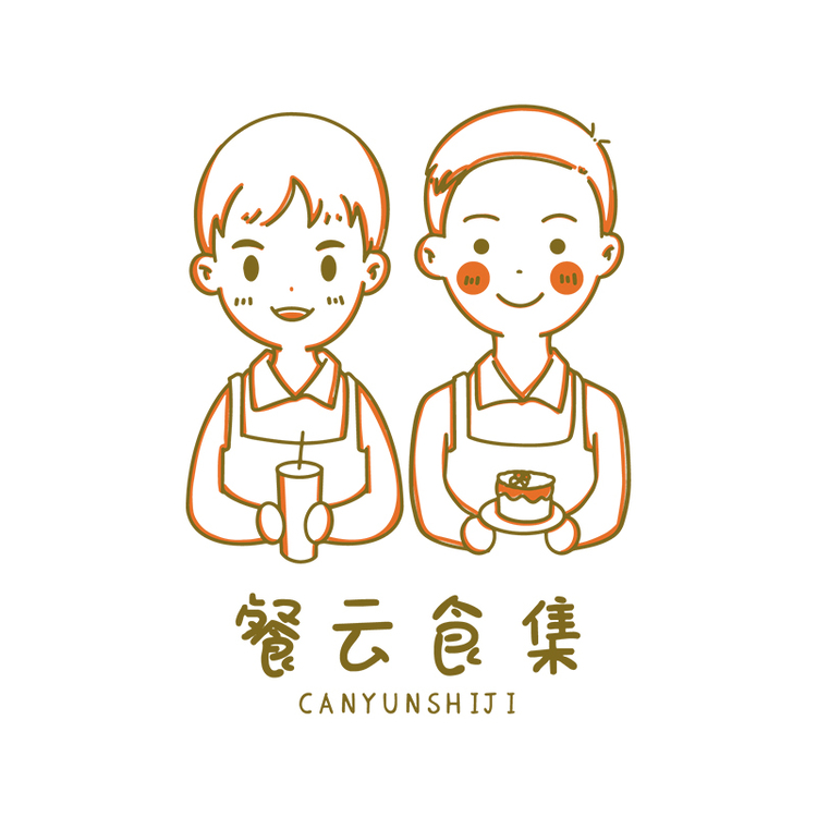 餐云小食logo