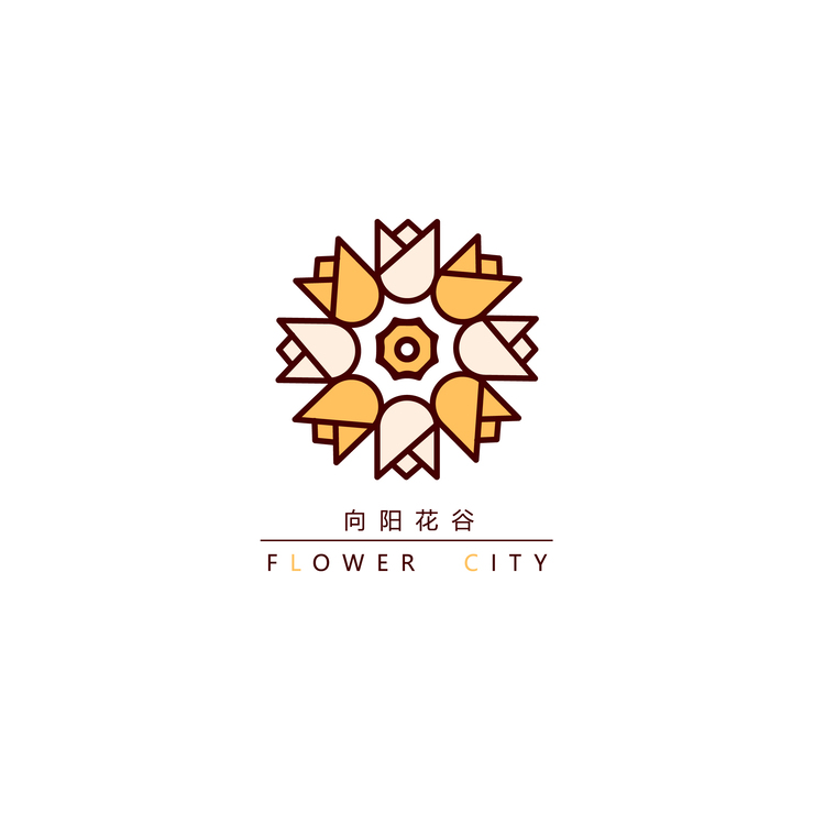 向阳花谷logo