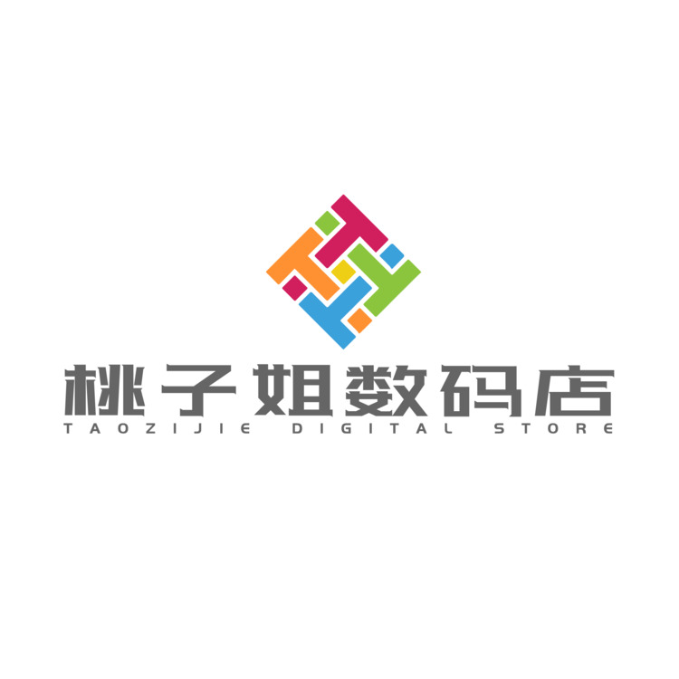 桃子姐数码店logo