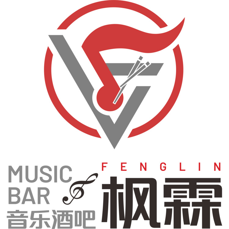 枫霖酒吧logo