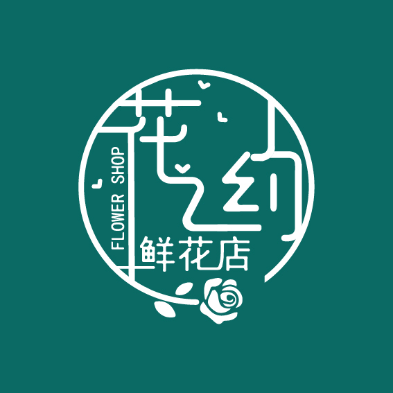 花之约鲜花店logo