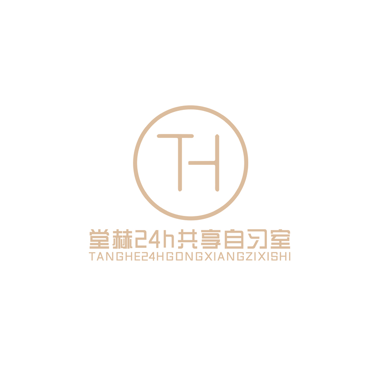 堂赫24h共享自习室logo